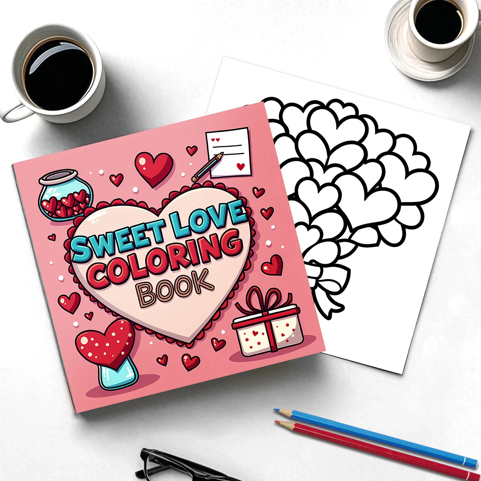 Halloween Adult Picture Book Sweet Love Coloring Book For Adults And Teens Featuring Adorable Creepy Creatures Halloween Gifts 3