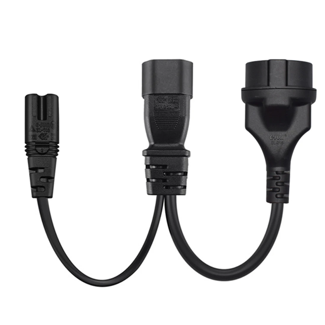 Iec320 c14  C7 + EU4.8mm Y Ÿ ø  ڵ, c14 ÷-ǱԾ 8  ̽/ ǥ   ڵ