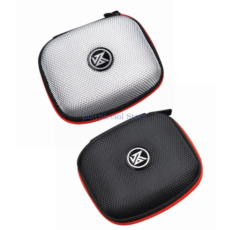 

Small Earbuds Bag Lightweight Headphone Storage Bag Headset Carrying Portable with Inner Mesh Pocket E8BA