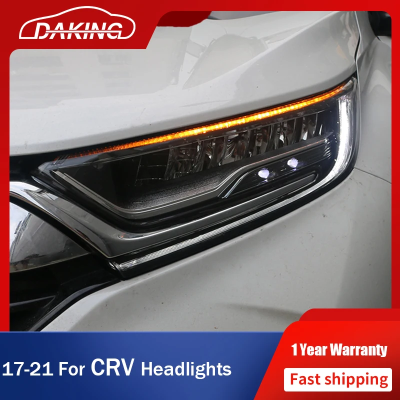 

Новинка автостайлинг передние фары для HONDA CRV 2017-2021 фары светодиодный ные ДХО динамические указатели поворота Автомобильные аксессуары