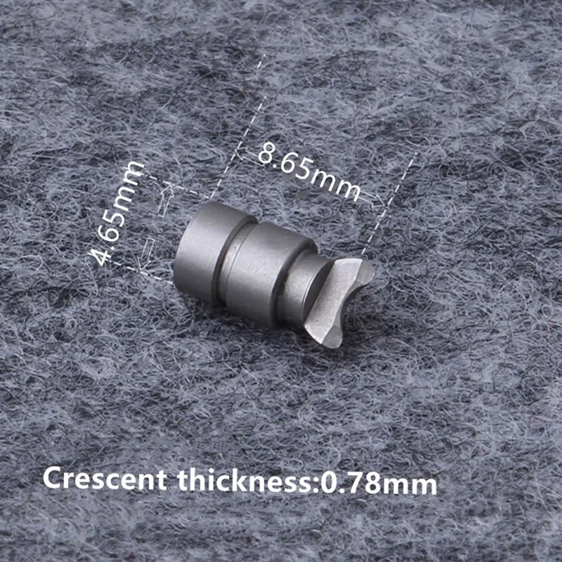 Metal Semilunar Pin Fishing Wheel 5X Half Moon Suitable For Abu Water Drop Wheel BMAX SMAX PMAX Revo