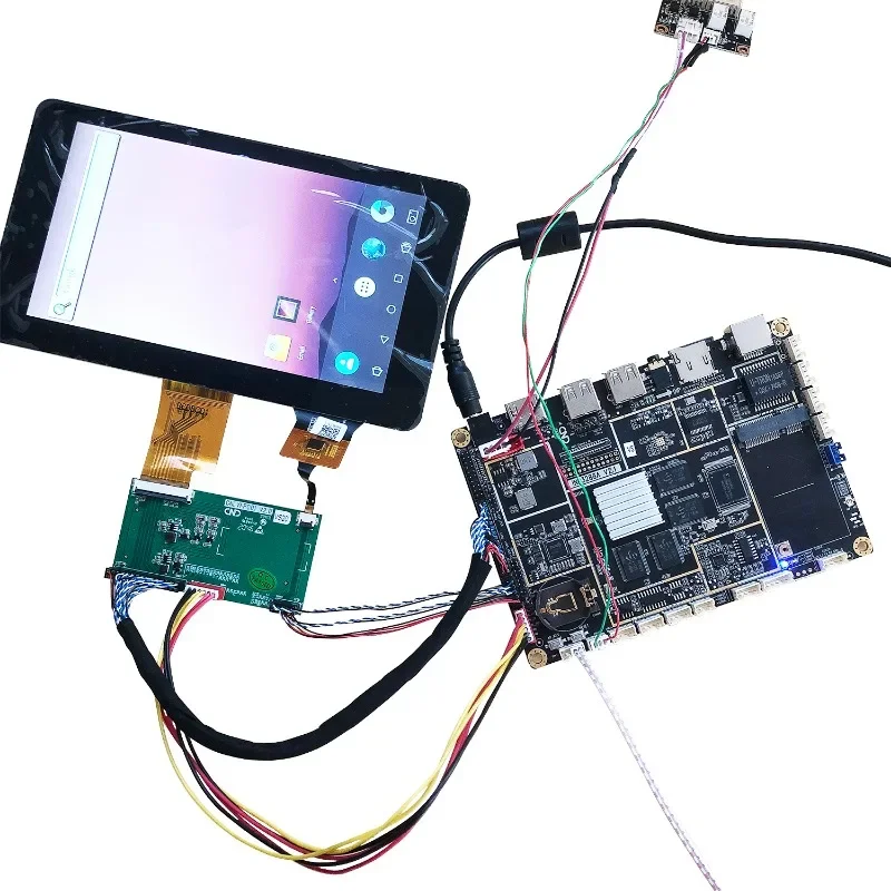 

XZS RK3288 четырехъядерный android 7,1 Lan 4g слот для sim-карты wifi беспроводной Gpio Плата андроида для двойного дисплея