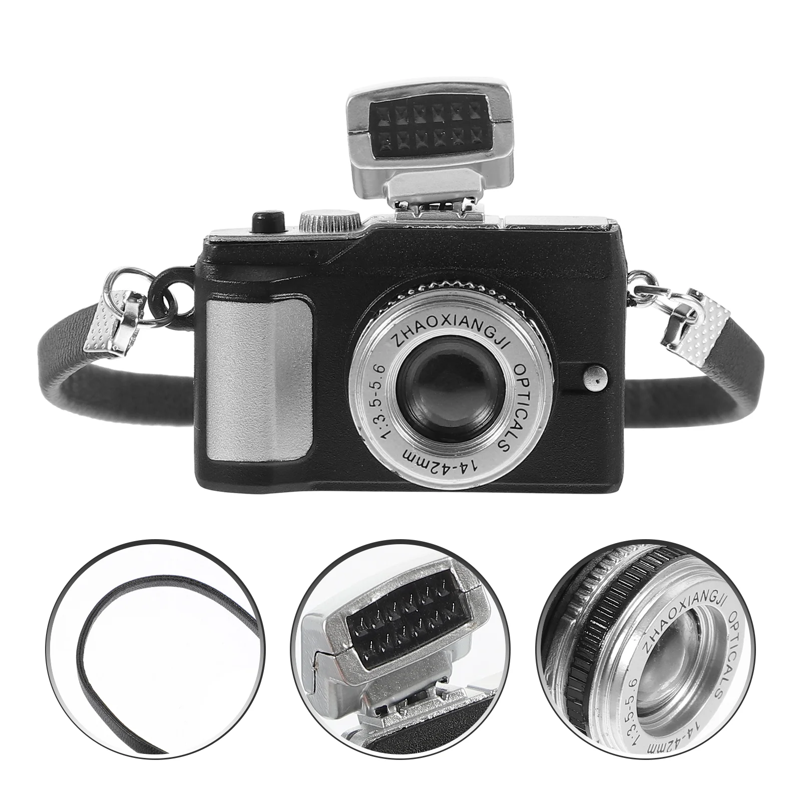 Mini Camera Dolls Miniature Camera Ornament Vintage Mini Digital Camera Model Kid Camera Toy
