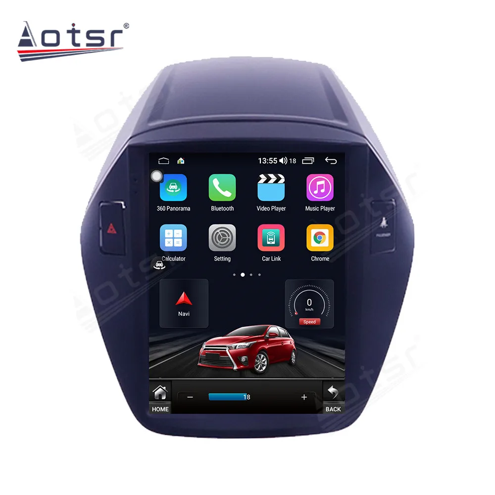 

Android 10 для Hyundai IX35 2010 - 2012 2013 2014 2015 Автомобильный GPS Радио Тесла стиль 6 + 128G автомобильный DVD плеер стерео головное устройство Carplay