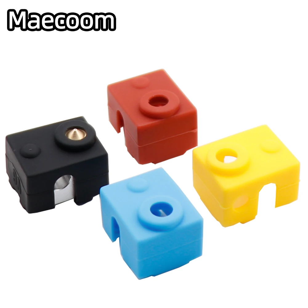 가열 블록 보호 실리콘 양말 커버 케이스, 가열 블록 보온 커버, Reprap 3D 프린터 부품용, E3D V6, 5 개, 10 개