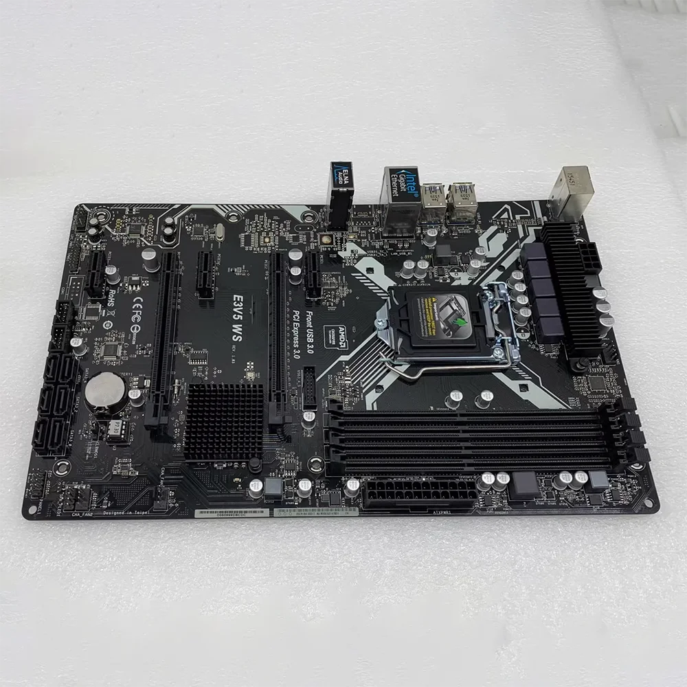 E3V5 WS For ASrock Desktop Motherboard DDR4 2133 64GB Support i7 i5 5 E3V5 WS For ASrock Desktop Motherboard DDR4 2133 64GB Support i7 i5 - Image 3