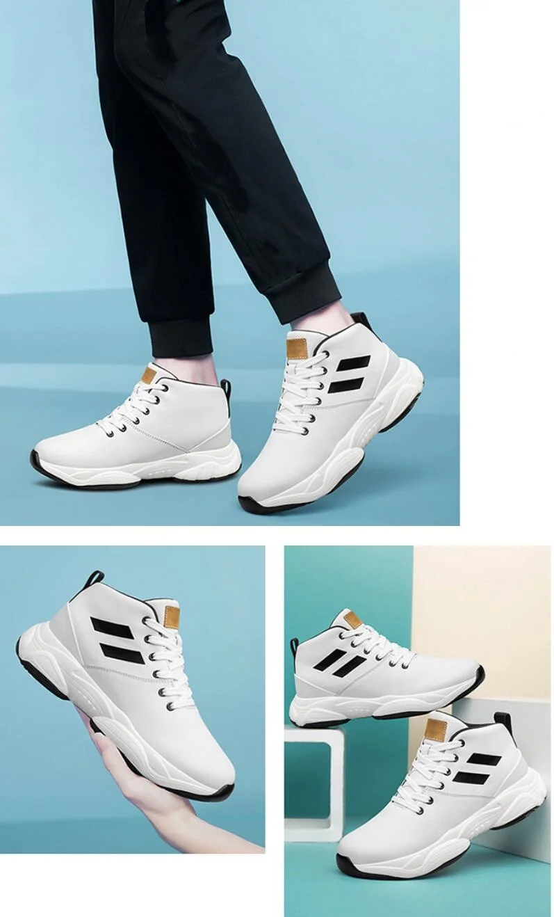Herren Sneakers Mit Höhenvergrößerung Aus Echtem Leder_voghion.com