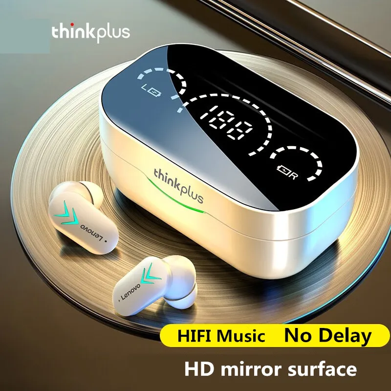 

Original Thinkplus XT82 TWS Game Mini Earphone Bluetooth Charging LED Display HIFI Stereo Noise Wireless Headset Sport Earbuds
