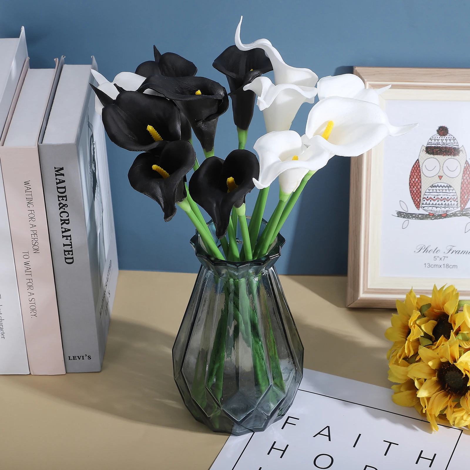 

12 шт., искусственные цветы