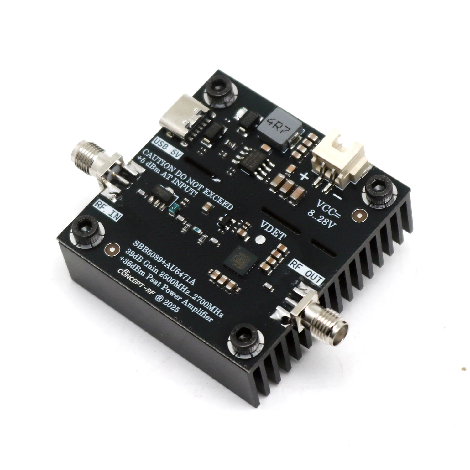 CS/BS-IF・UHF・V-Low・FMブースター　　CUF35MS2 SBB5089 AU6471A 2.4Ghz 4W RF Power Amplifier 2.2G-3.1GHz PA signal