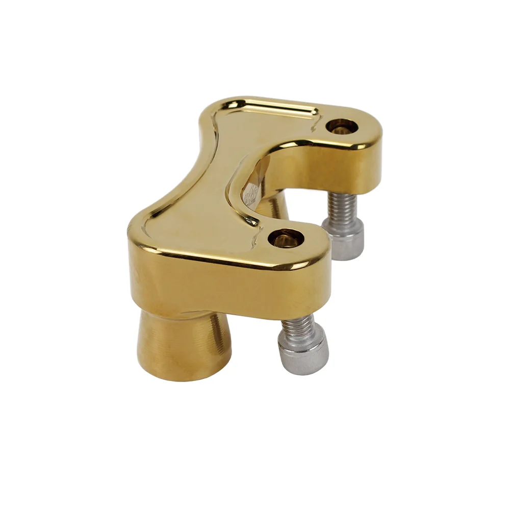 Gold Handlebar Riser Adapter Kits For Harley Touring Road Street Glide