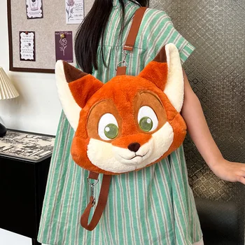 Cute Fox Plush Backpack 1
