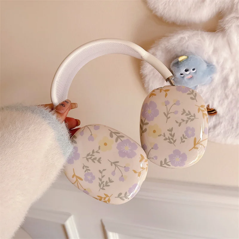 Custodia Per Auricolari Coreano Cute Flower Star Per Apple Airpods Max Ear Cups Cover Protettiva Custodie In Silicone Per Airpod Max Funda Girls