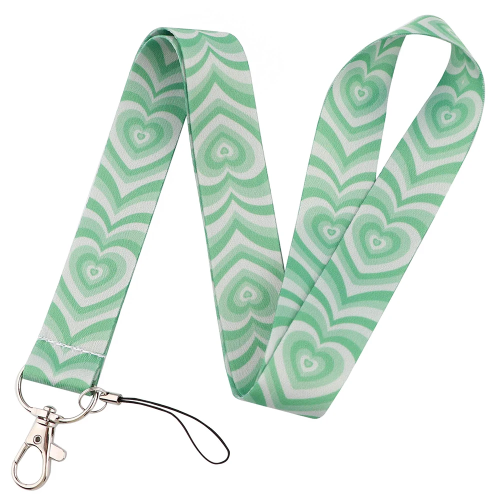 Heart Lanyard Neck Strap for Key ID Card and Badge Holder - Simple Style Accessories