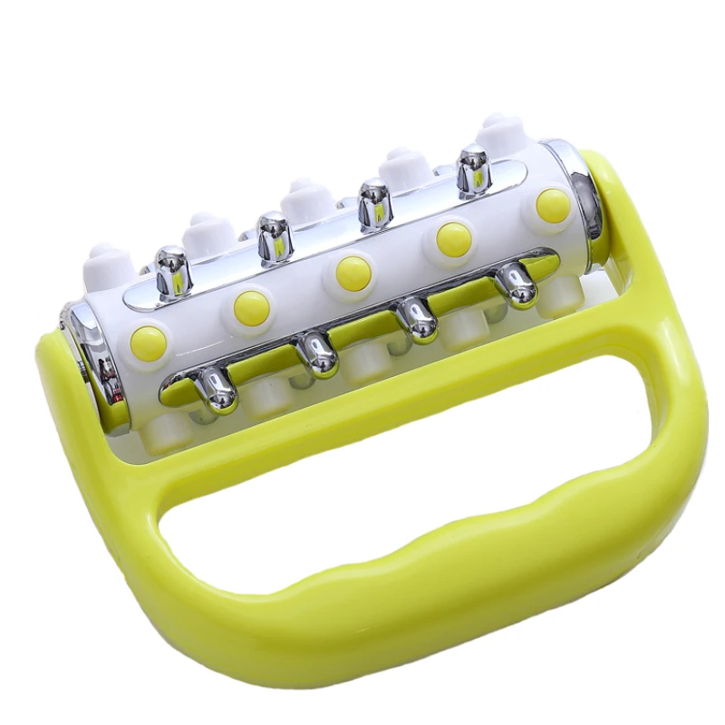 

Handheld light bulb color plastic neck, back, shoulder body massager