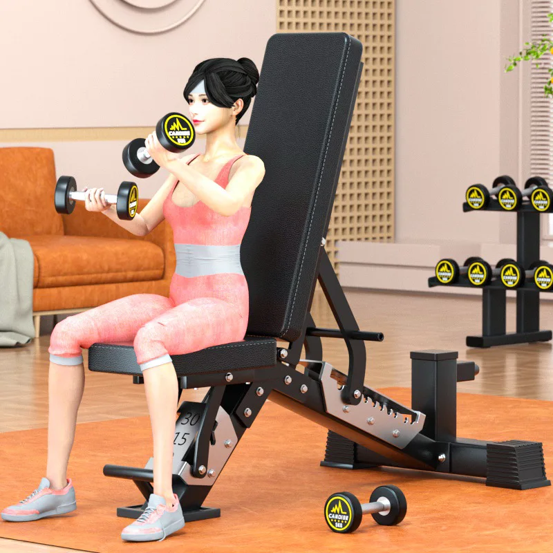 MIYAUP Multi Functional Adjustable Dumbbell Bench Press Fitness Chair Luxury Professional Bird Stool