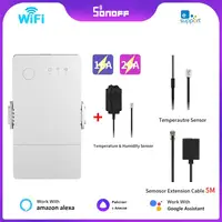 SONOFF TH Origin Wifi Switch 16/20A Temperature Humidity Switch With LCD Screen Ewelink Remote Voice Control With Monitor Switch 1