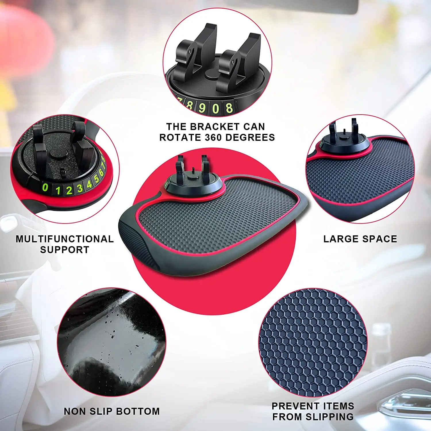 Sale 49% Off – Multifunction Car Anti-slip Mat Auto Phone Holder