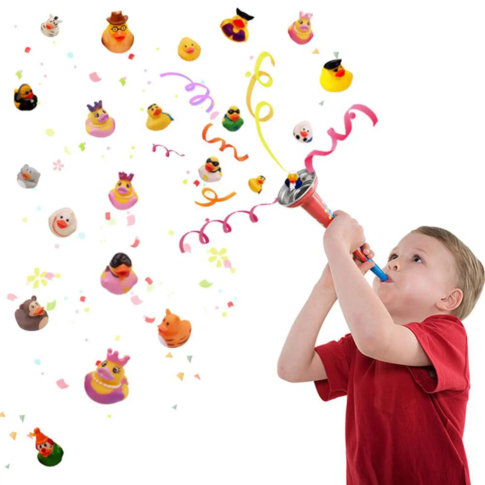 20/40/60Rubber Ducks, Random Assortment Jeep Ducks Bulk, Mini Rubber Duckies for Toys, Pool Toys Birthday Gifts Party Favors 2