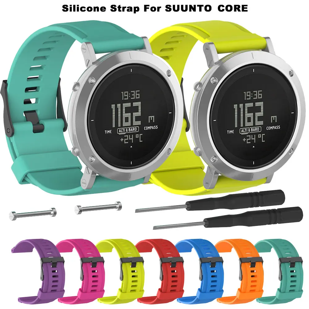 Per Suunto Core Cinturino In Silicone Cinturino Cinturino Di Ricambio Per Suunto Expedition Smart Watch Correa Watchband Accessori