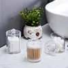 Makeup Cotton Pad Organizer Bathroom Storage Box For Cotton Swabs Cosmetics Jewelry Makeup Remover Pad Container 5