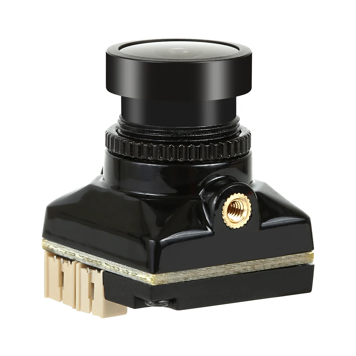Détail du capteur CMOS 1/3" de la mini caméra FPV 1500TVL pour drone RC course.