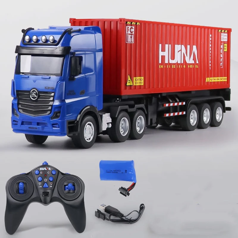 Huina 1317 RC Container Trailer Truck Tractor NEW Model 1/18 Scale
