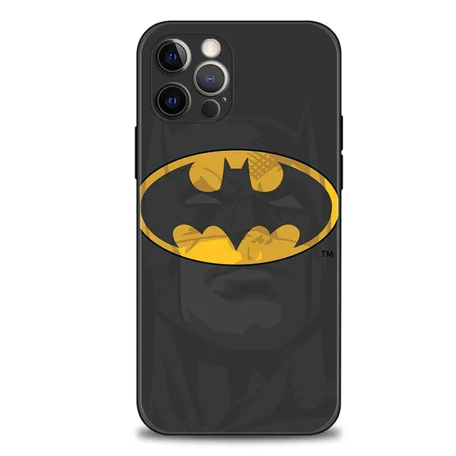 Phone Case for iPhone 13 12 11 Pro Max XR X XS 8 7 6 6S Plus 13mini 5 5S SE 12mini Cover Silicon Coque Batman Cartoon B01