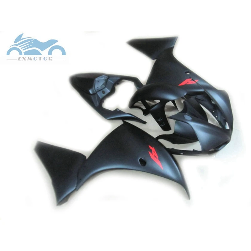 Di Alta Qualità Iniezione Kit Carenatura Fit Per Yamaha 2009-2014 Yzf R1 Yzfr1 09-14 Aftermarket Carenatura Kit Carrozzeria Nero Ad25