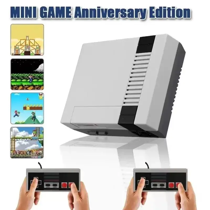 클래식 게임의 노스탤지어를 재현하는 Mini TV 휴대용 게임 콘솔