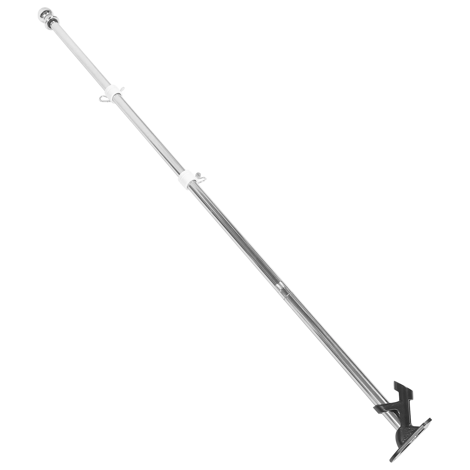 

Stainless Steel Flagpole Set Strong and Rustproof Outdoor Metal Sturdy Stand Wall Mount Holder