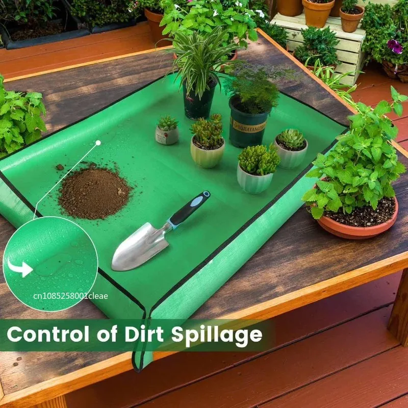 Plant Repotting Mat Waterproof Foldable for Flowerpot Transplanting Mixing Soil