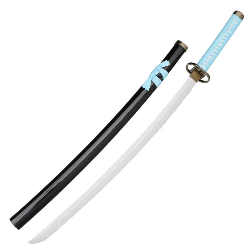 

104cm Cosplay 2 Style Ichimaru Gin Wood Katana Sword Role Playing Blue/Black Weapon Model