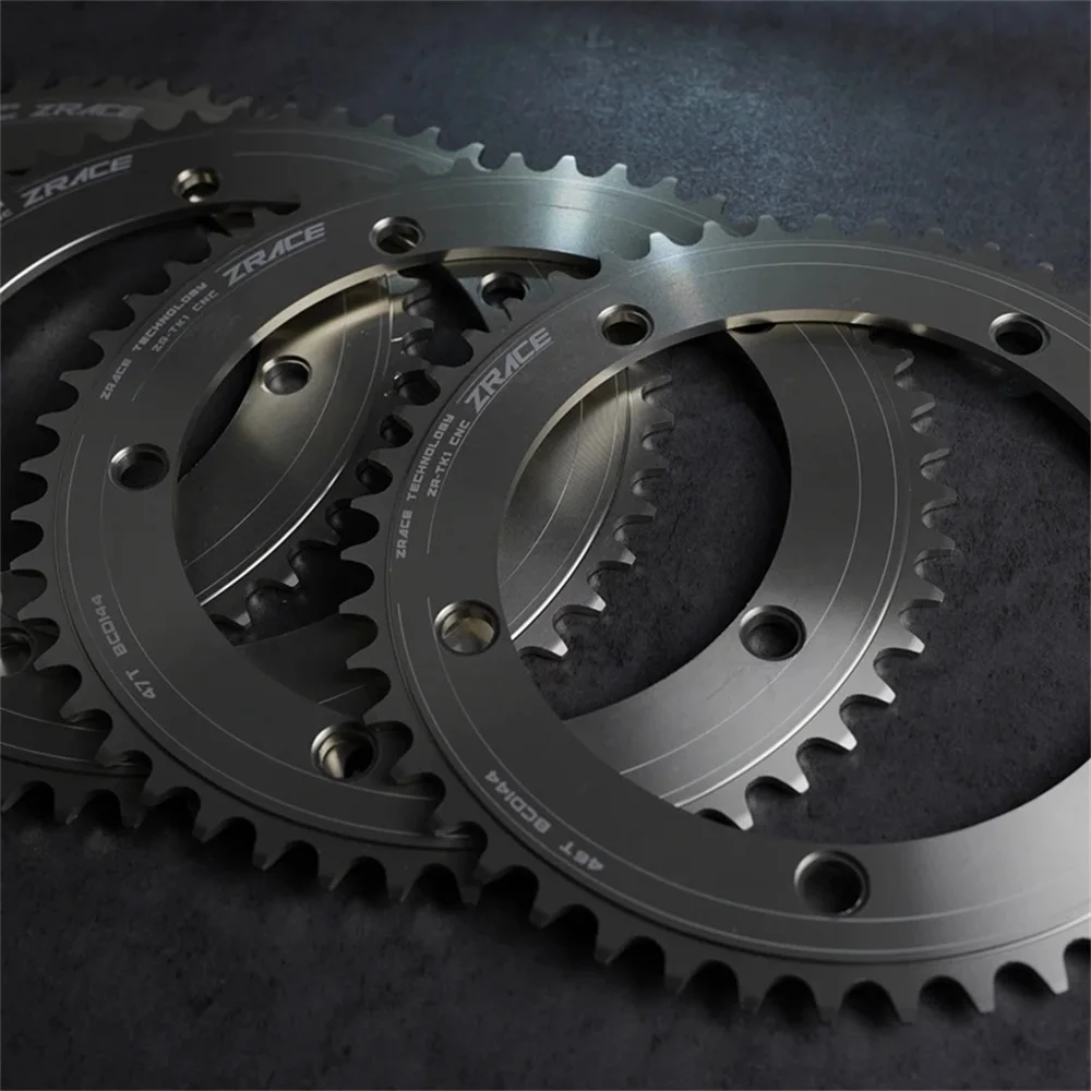 パーツ VELOBIKE 55T PCD144 Zrace-トラックバイク固定ギアスプロケット,CNC, BCD144-46T