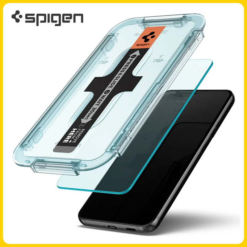 Original Spigen Glas.tr Ez Fit Screen Protector For Samsung Galaxy S22
