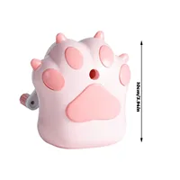 Cute Paw Pencil Sharpener Automatic Electric School Desk Sharpening Tool High Capacity Pencil Sharpener for Kids Home Supplies 6