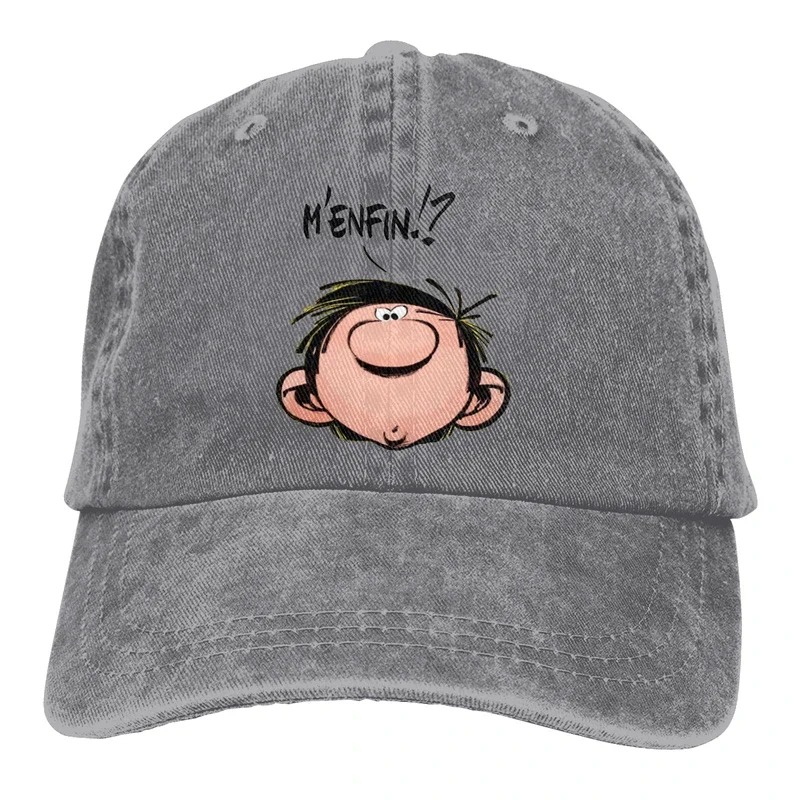 

Y2K M Enfin The Baseball Cap Peaked Capt Sport Unisex Outdoor Custom Gaston Lagaffe Anime Hats