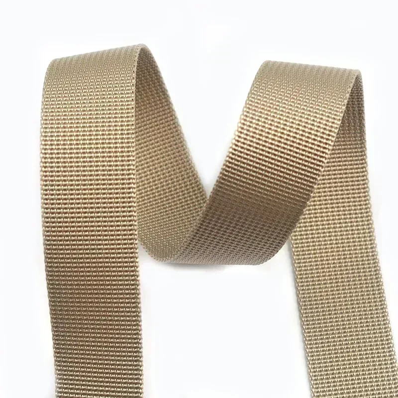 Durable Nylon Webbing Strap for Sewing and DIY Accessories, 5 Meters, 20-50mm Width