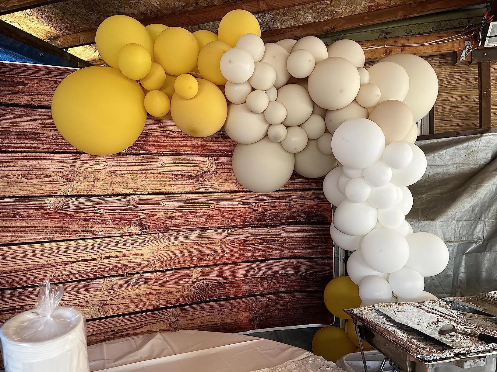Senfgelber Ballon-Girlanden-Set, Sandweiß, Gelb, Pastellballon für Geburtstag, Babyparty, Geschlecht offenbaren, Boho-Bienen-Party-Dekoration – Detail 8