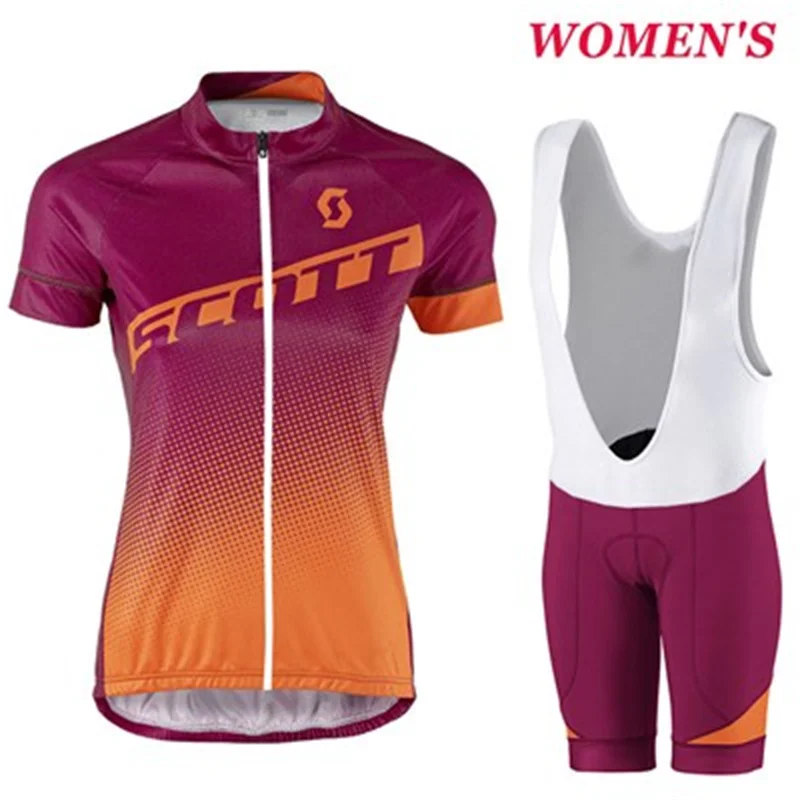 Women Clothing Sets Female Cycling Jersey Women's Cycling Shorts Woman Clothes Mountain Bike Bicycle Set Sportwear SCOTT