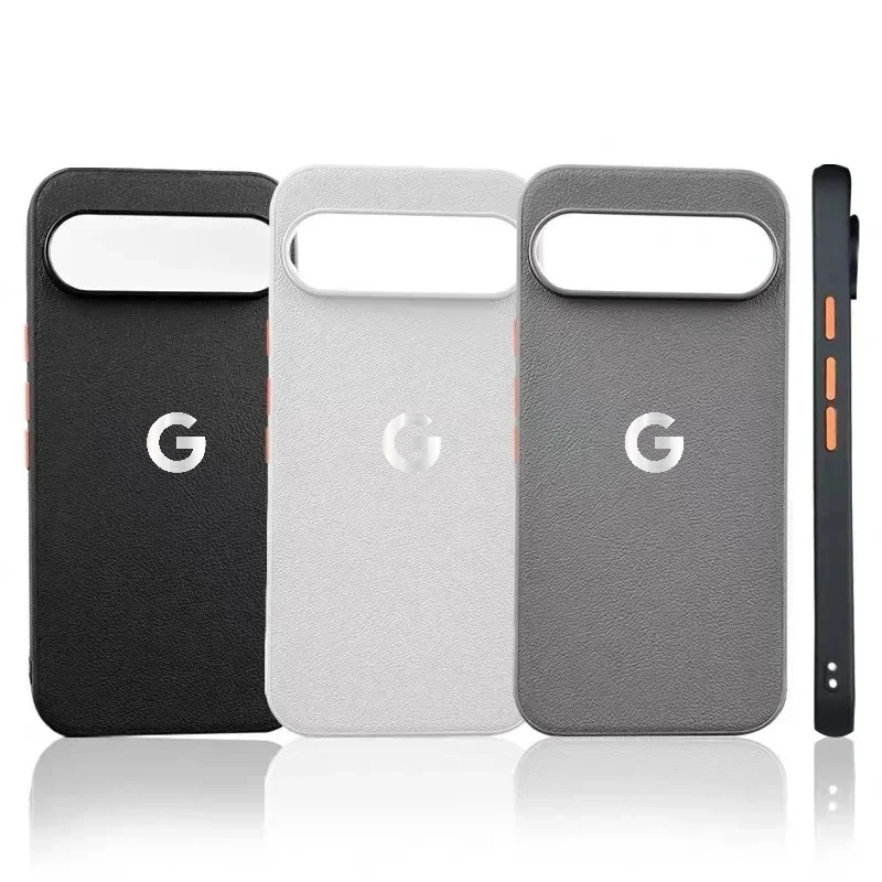 MagSafe Leather Phone Case with Metal Buttons - Anti-Drop & Anti-Fingerprint Protection