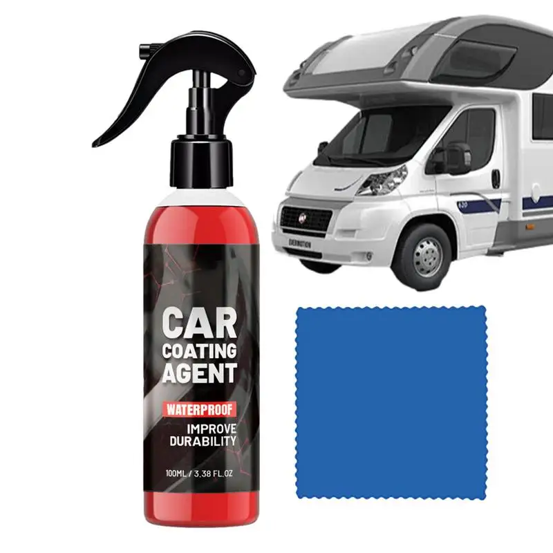 Smalto Spray Ceramico Spray Protettivo Per Auto Spray 100Ml Rivestimento Per Auto Quick Coat Spray Per Auto Lavaggio Senz'Acqua