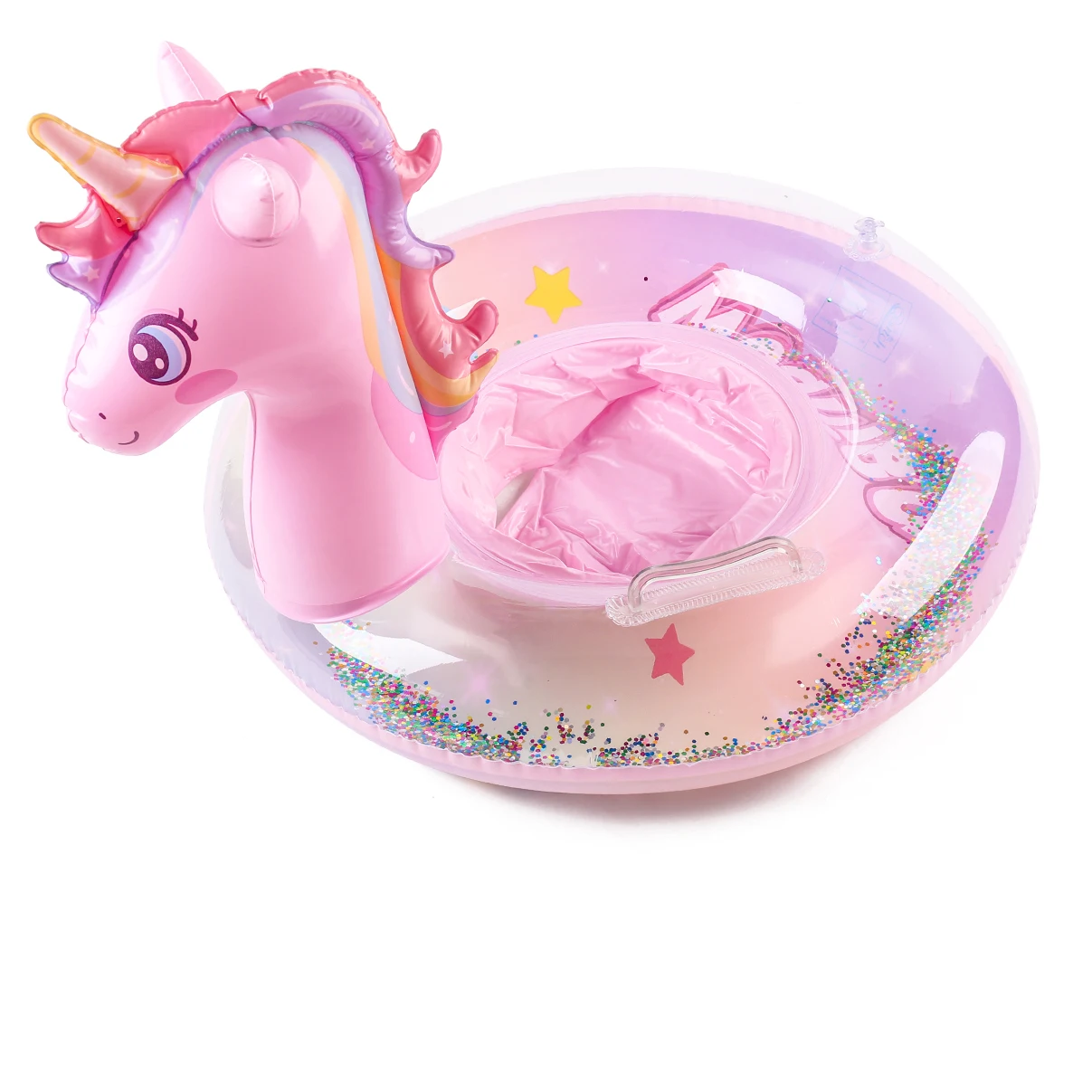 Pool Float for Kids Unicorn Swim Floats for Toddlers Age 3-8 Years Inflatable Floaties Unicorn Swimming Ring 2