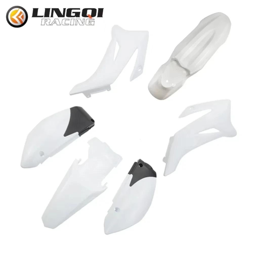 LING QI Motorcycle TTR125 Mudguard Fairing Body Plastic Cover Kit Set Fender For TTR125 Dirt Pit Bike