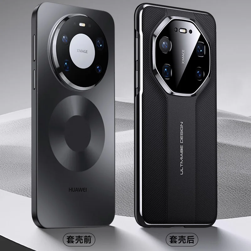 Leather Smart View Flip Cover with Magnetic Suction and Hands-Free Functionality