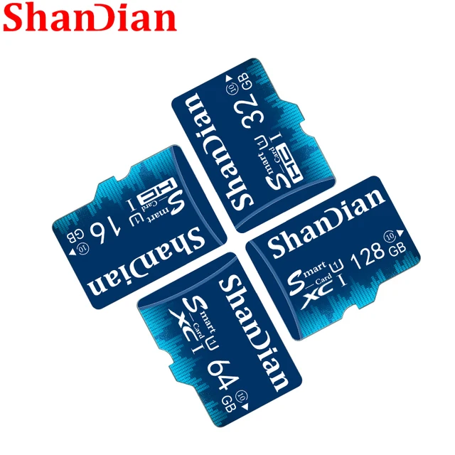 SHANDIAN умная SD-карта 8 ГБ, 16 ГБ, TF-карта класса 6, высокоскоростная мини-карта памяти 32 Гб, Смарт SD-карта с реальной емкостью, бесплатное устройство для чтения карт 1