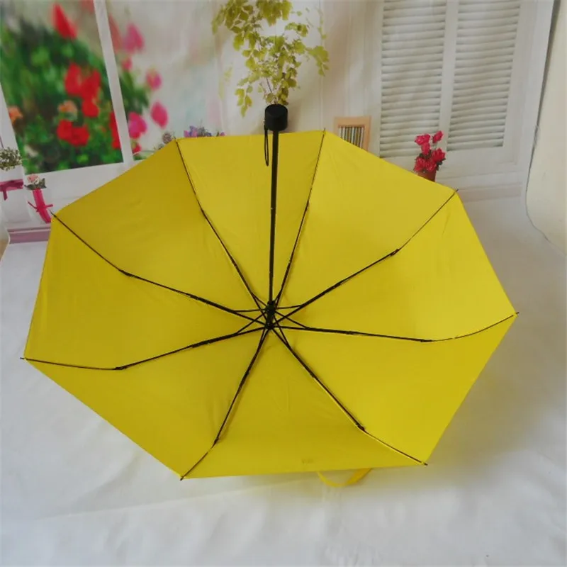 Description Picture 3 of itemTravel Umbrella Foldable Yellow Umbrella How I Met Your Mother Women Folding Umbrellas Lightweight Sun Rain Rain Gear