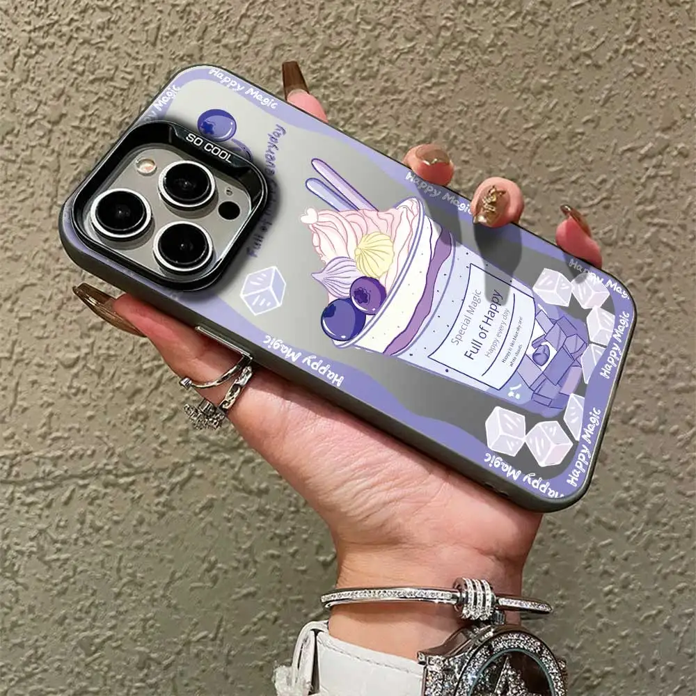 Silver IMD Decorative Phone Case