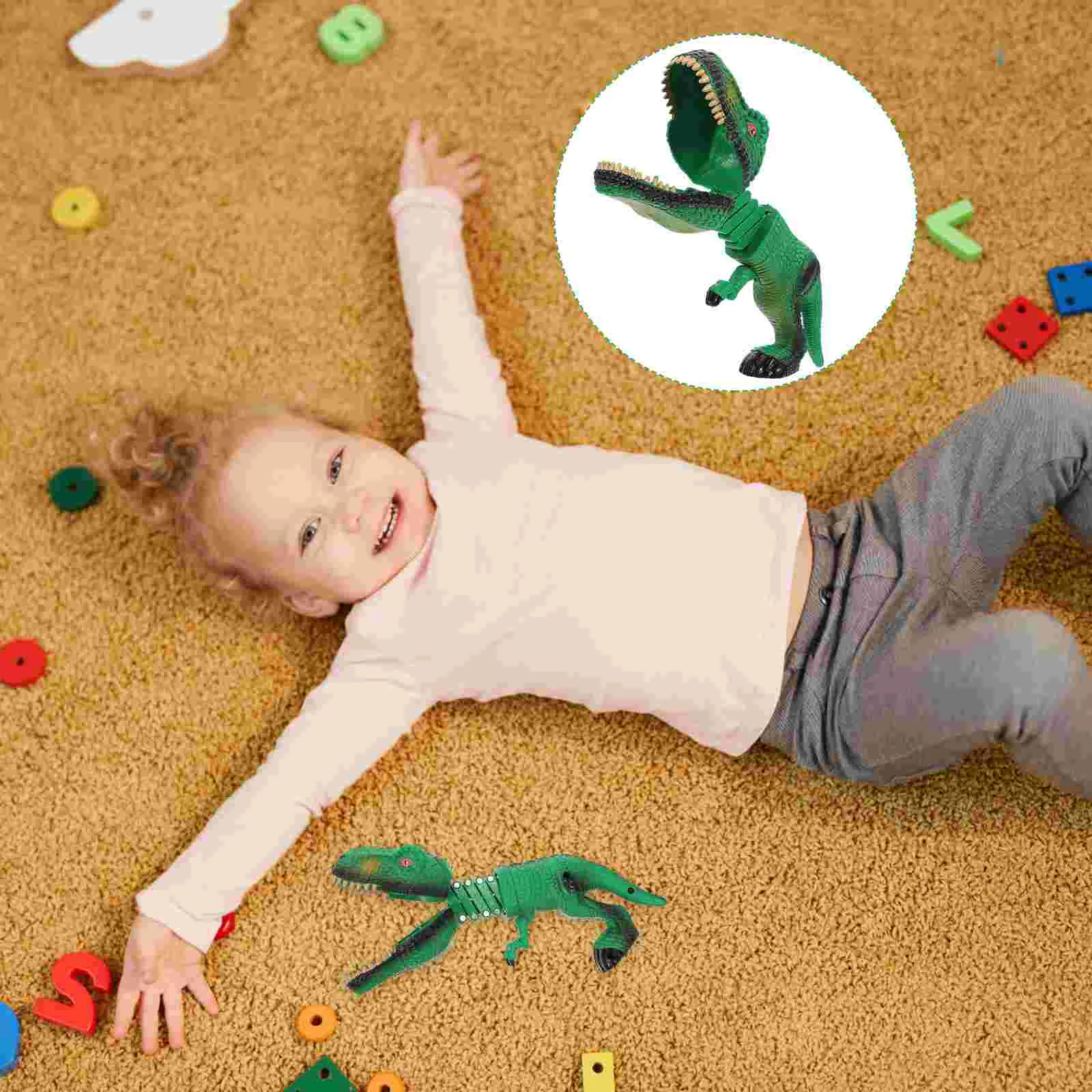 Manipulator Clip Toy for Children Party Telescopic Spring Toys Finger Games Funny Kids Bath Plaything Plastic Biting