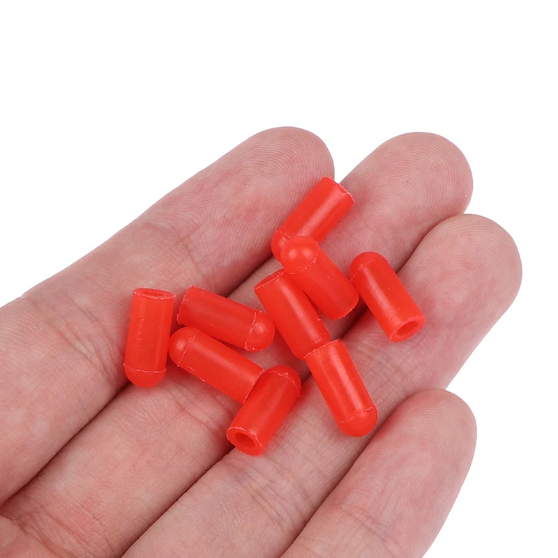 Food Grade Silicone Rubber Needle Cover Syringe Sealing Test Tube End Cap 20PCS